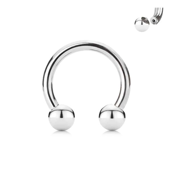 Circular barbell met intern geschroefde balletjes - Afbeelding 10