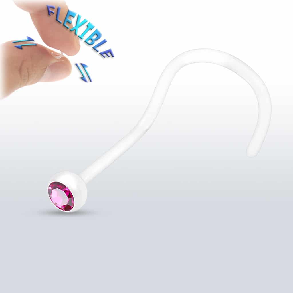 Bioflex neus screw met kristal - Afbeelding 7