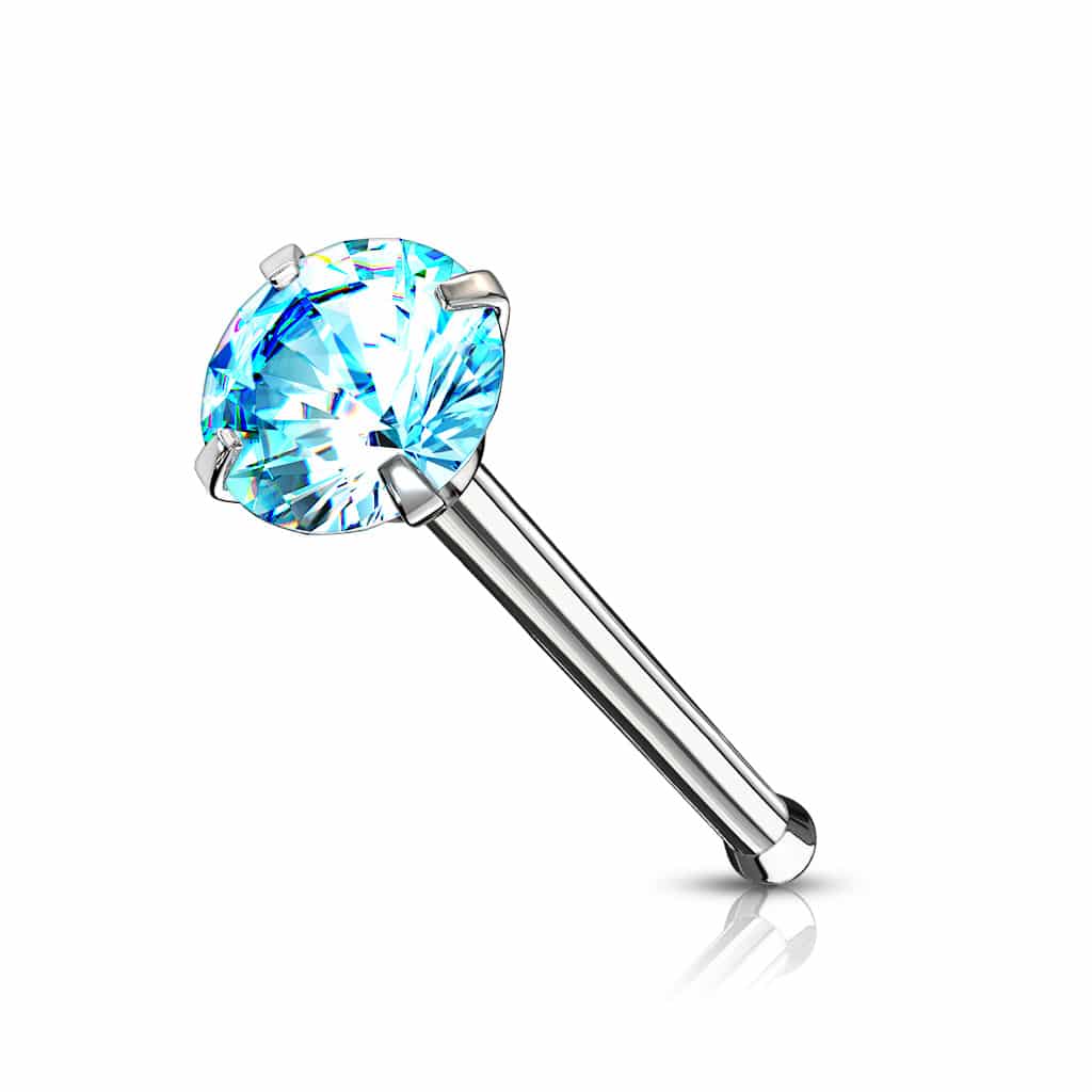 Neus bone piercing met kristal pong-set - Afbeelding 11