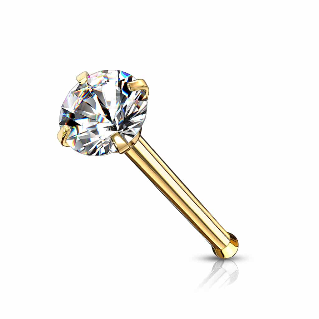 Neus bone piercing met kristal pong-set - Afbeelding 14