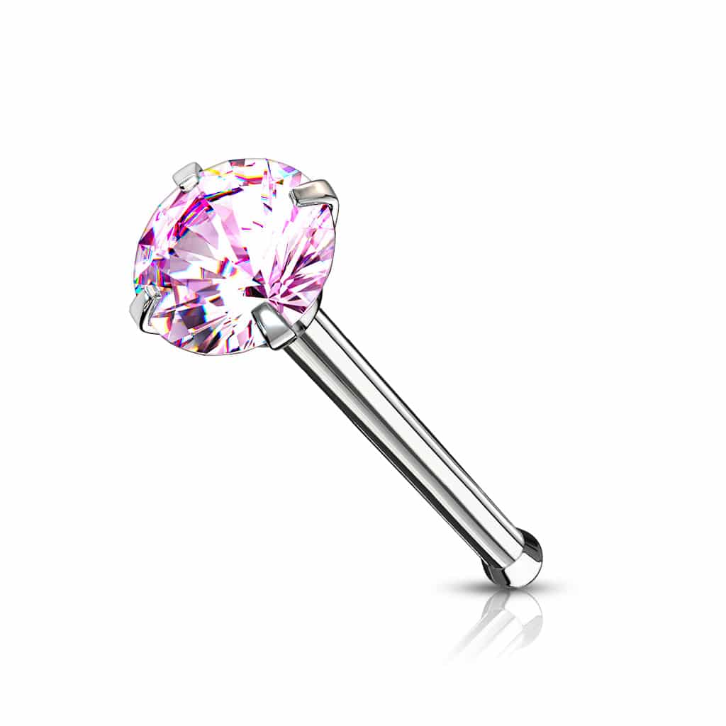 Neus bone piercing met kristal pong-set - Afbeelding 10