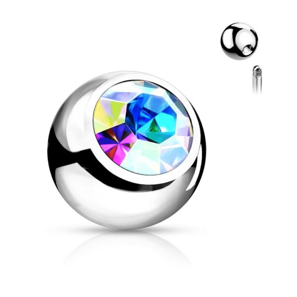 Piercing opschroefballetjes in verschillende kleuren - Afbeelding 14