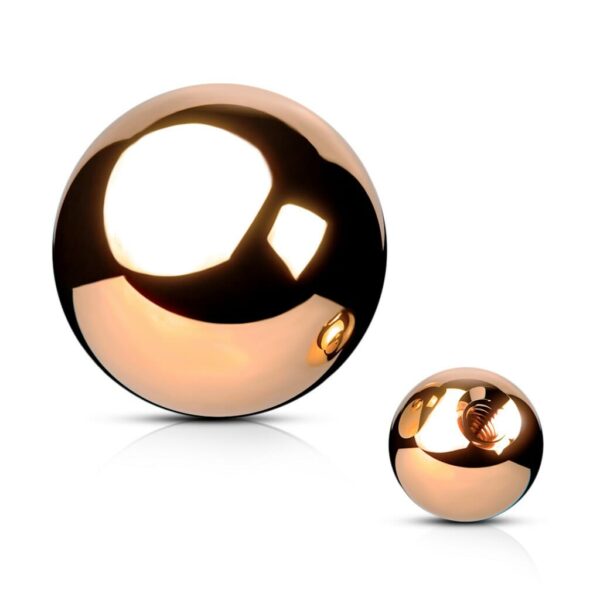 Piercing opschroefballetjes titanium plated in verschillende kleuren - Afbeelding 10